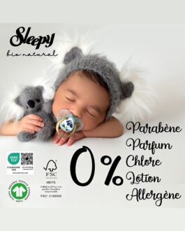 Sleepy Bio Natural Paquet Économique Couche Bébé Taille 1 Nouveau-né 128 Pièces